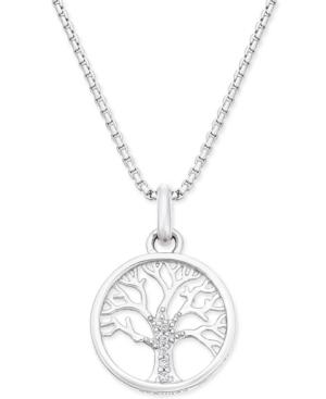 Thomas Sabo Karma Beads Tree Of Life Pendant Necklace In Sterling Silver