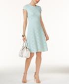 Alfani Petite Lace Fit & Flare Dress, Created For Macy's