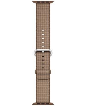 Apple Watch 42mm Toasted Coffee/caramel Woven Nylon Band