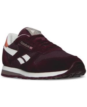 Reebok Men's Snipes Classic Leather Camp Out Casual Sneakers From Finish Line