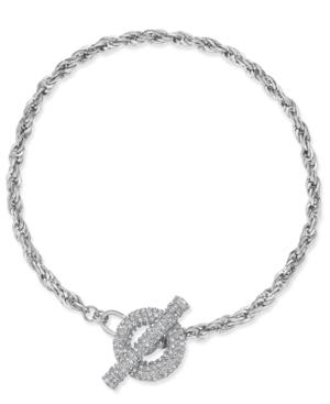 Inc International Concepts Crystal Toggle Chain Necklace, Only At Macy's
