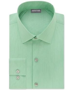 Kenneth Cole Reaction Men's Techni-cole Slim-fit Performance Solid Dress Shirt
