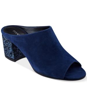Ivanka Trump Evia Block-heel Mules Women's Shoes