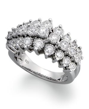 Trumiracle Diamond Ring, 10k White Gold Diamond Pyramid Ring (1 Ct. T.w.)