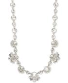 Givenchy Silver-tone Crystal Collar Necklace