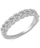 Diamond Braid Band (1/3 Ct. T.w.) In 14k Gold, White Gold Or Rose Gold