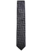 Alfani Men's Geometric Silk Skinny Tie, Created For Macy's