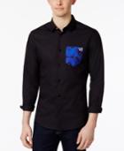 Versace Men's Contrast Pocket Shirt
