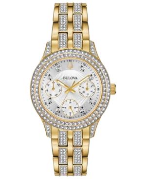 Bulova Women's Gold-tone Stainless Steel Bracelet Watch 33mm