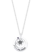 Disney Lilo And Stitch Ohana Pendant Necklace In Sterling Silver