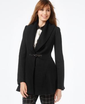 Kensie Buckled A-line Coat
