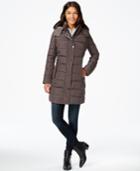 Calvin Klein Long Quilted Puffer Coat