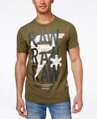 Gstar Men's Raw Raw Raw Camo Graphic-print Logo T-shirt
