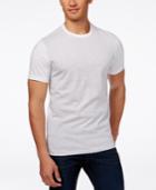 Alfani Men's Slim Fit Heather Colorblocked Short-sleeve Shirt