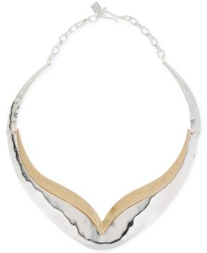 Robert Lee Morris Soho Two-tone Sculptured Necklace