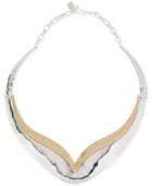 Robert Lee Morris Soho Two-tone Sculptured Necklace
