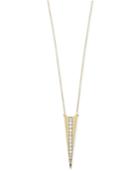 Diamond Long Triangle Pendant Necklace (1/2 Ct. T.w.) In 14k Gold