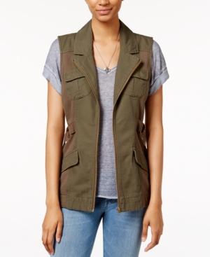 American Rag Front-zip Cargo Vest, Only At Macy's