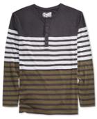 Retrofit Men's Stripe Henley Shirt