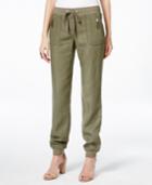 Inc International Concepts Drawstring Linen Pants, Only At Macy's