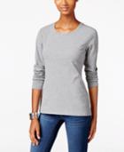 Style & Co. Crew-neck Top, Only At Macy's