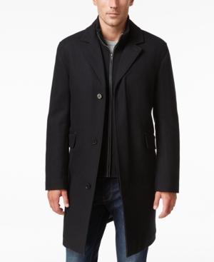 Cole Haan Men's Twill Bibby Overcoat