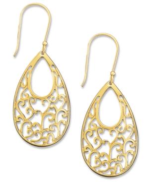Giani Bernini 18k Gold Over Sterling Silver Earrings, Scroll Earrings
