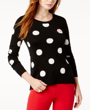 Maison Jules Embroidered Cat Sweater, Created For Macy's