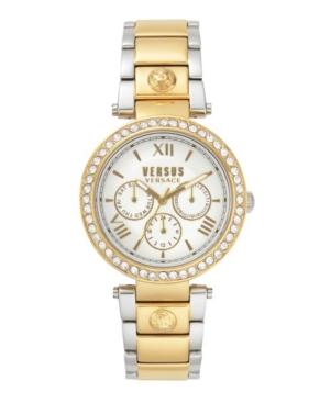 Versus Women's Camden Market Crystal Two Tone Gold/silver Bracelet Watch 38mm