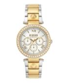 Versus Women's Camden Market Crystal Two Tone Gold/silver Bracelet Watch 38mm