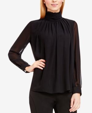 Vince Camuto Mock Ruffle-neck Blouse