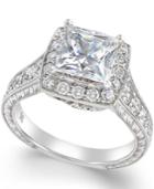 Diamond Engagement Ring In 18k White Gold (2-3/8 Ct. T.w.)