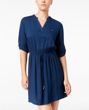 Be Bop Juniors' Drawstring Shirtdress