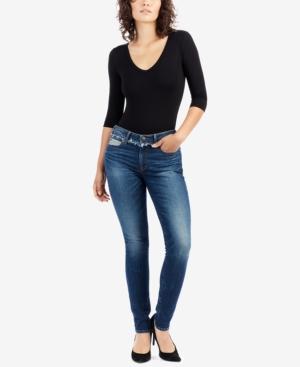 True Religion Jennie Frayed Two-tone Skinny Jeans