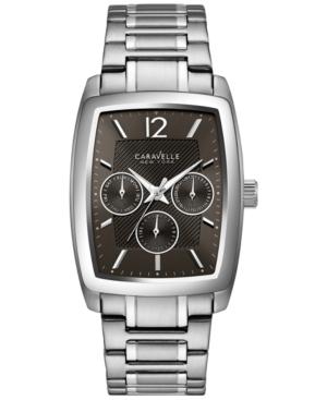Caravelle New York By Bulova Men's Stainless Steel Bracelet Watch 34x46mm 43c115