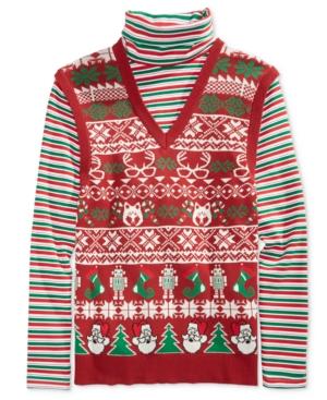 American Rag Men's Family Portrait Sweater, Only At Macy's