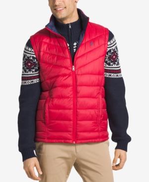 Izod Men's Apex Quilted Full-zip Puffer Vest