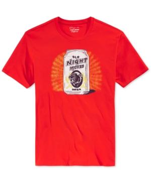 Lucky Brand Men's Night Moves Beer T-shirt