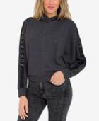 Jordache Logo Dolman-sleeve Hooded Top