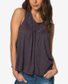 O'neill Textured Lace-trim Top