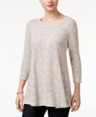Style & Co Petite Striped Top, Created For Macy's