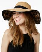 Inc International Concepts Lace Petal Floppy Hat, Created For Macy's