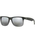 Ray-ban Sunglasses, Rb4165 54 Justin Gradient Mirrored