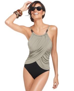 Magicsuit Draped Tummy-control One-piece Swimsuit Women's Swimsuit