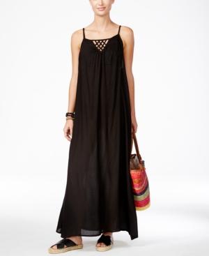Raviya Lattice-back Maxi Dress Cover-up Women's Swimsuit