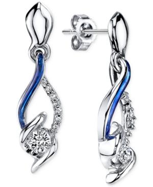 Sirena Jeans Diamond Drop Earrings In 14k White Gold (1/4 Ct. T.w.)