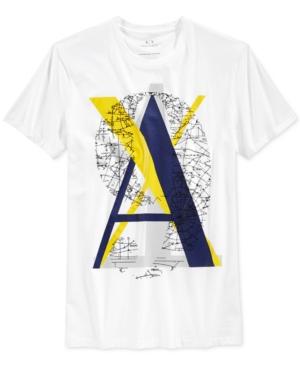 Armani Exchange Men's Number Breaks T-shirt