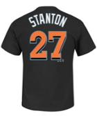 Majestic Men's Giancarlo Stanton Miami Marlins Official Player T-shirt