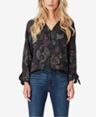 Jessica Simpson Juniors' Tyra Paisley Blouse