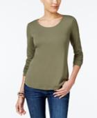 Style & Co Scoop-neck Top, Only At Macy's